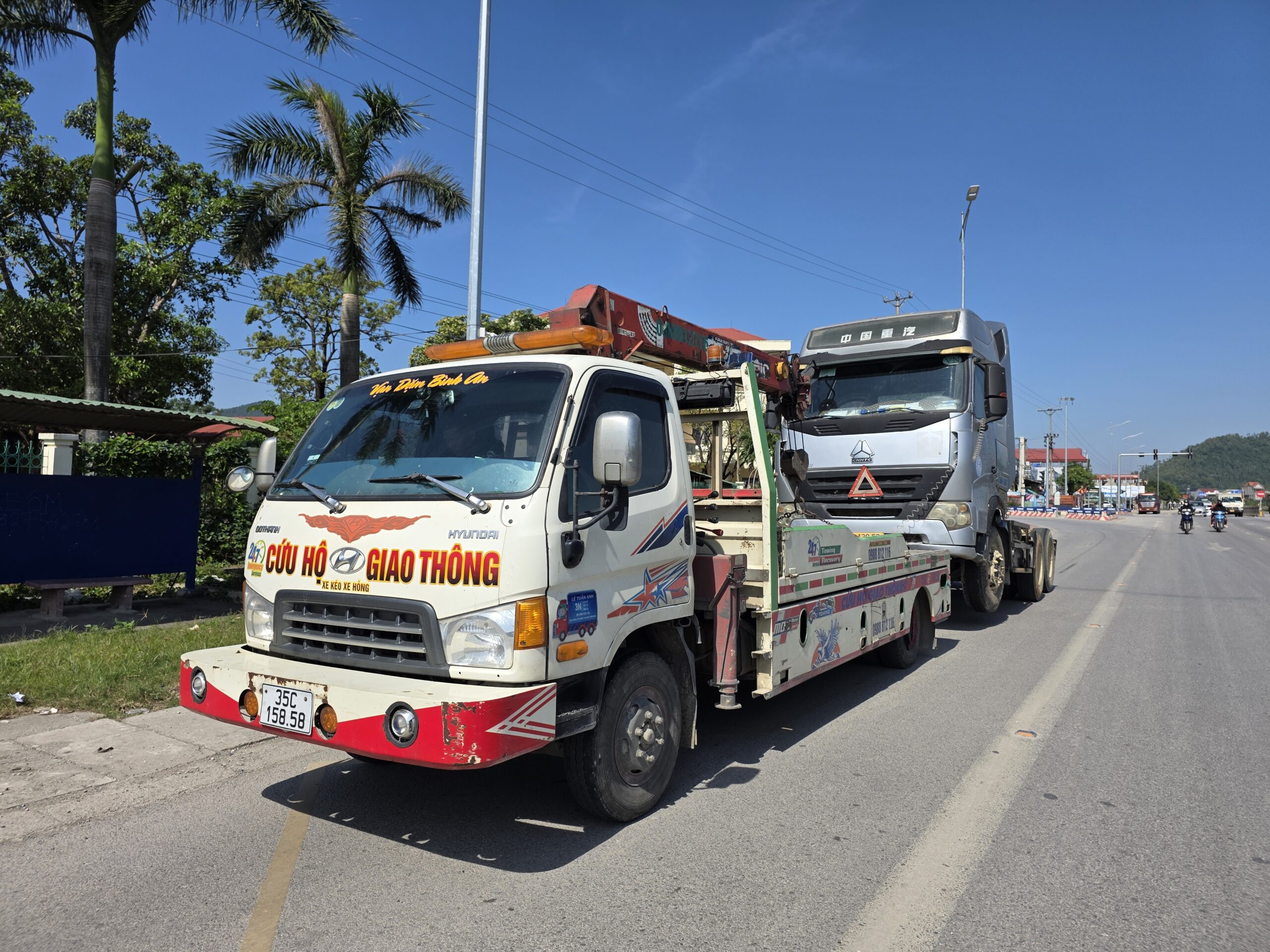 Cẩu Kéo Xe Từ Thanh Hóa Về Hà Nội